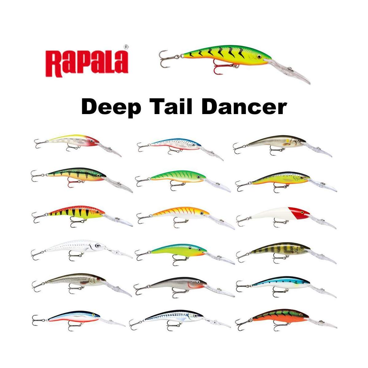 Rapala Deep Tail Dancer TDD13 / Clown Silver