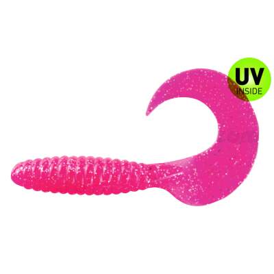 Relax Twister 4" 10cm hot pink glitter 042