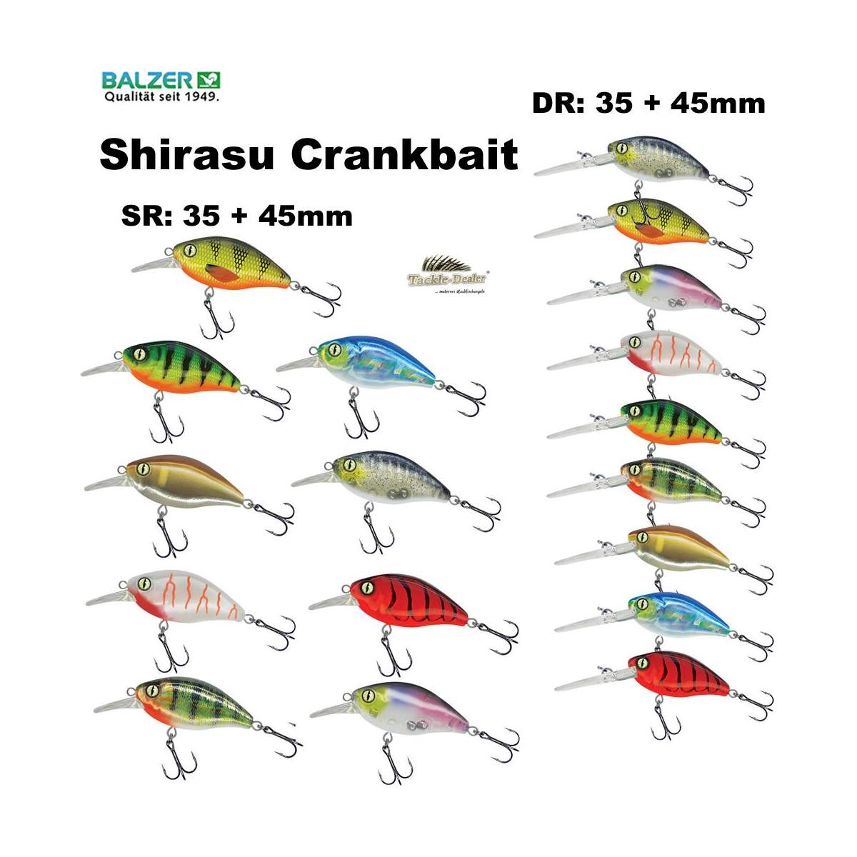 Shirasu Wobbler Crank Bait DR (Hot Crab) at low prices