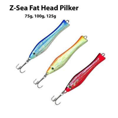 Zebco Z-Sea Fat Head Pilker 75g rot/schwarz