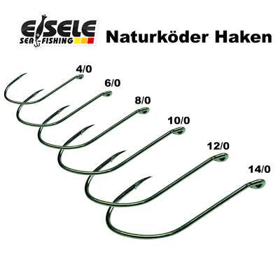 Eisele Naturköder Haken Gr. 6/0