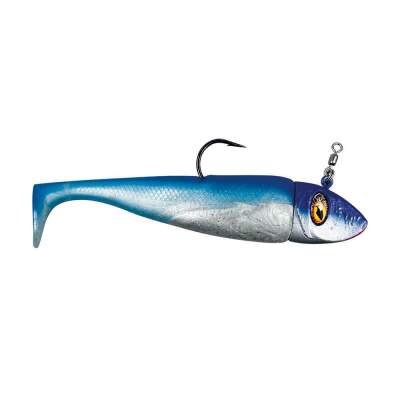 Eisele Softlure Tiefgänger mit Twitcherkopf Blau UV / Silber