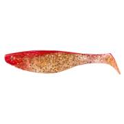 5" Relax Kopyto River 13cm 079 klar gold-Glitter / rot