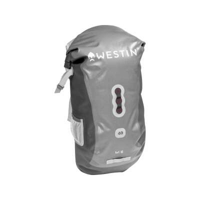 Westin W6 Roll-Top Rucksack silber grau 40 l  (58x35x20cm)