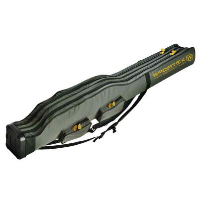 Sportex Rutentasche Super Safe grün 2 Fächer 165cm + Schirm + Tooltasche