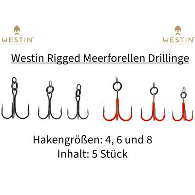 Westin Rigged Seatrout Treble Hooks