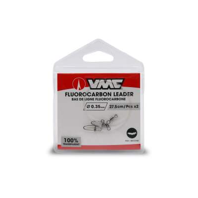 VMC geknoteter Fluorocarbon Leader  (L: 27,5cm D: 0,35mm)