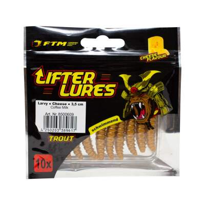 FTM Lifter Lures Larvy Cheese 3,5cm Fb. 609 Coffee Milk