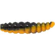 FTM Lifter Lures Larvy Cheese 3,5 cm Dark Yellow / Black