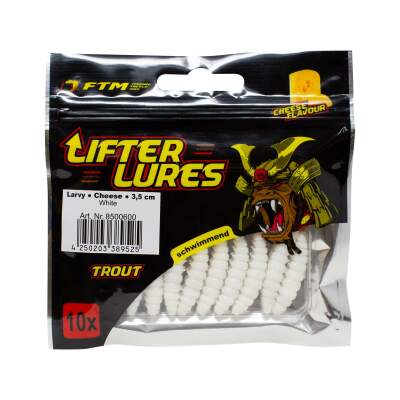 FTM Lifter Lures Larvy Cheese 3,5 cm White