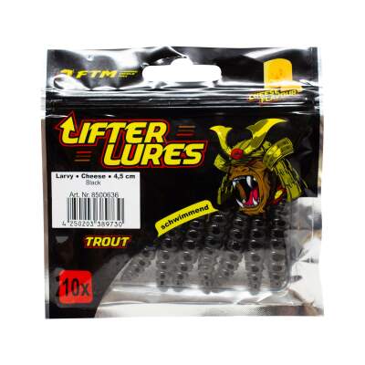 FTM Lifter Lures Larvy Cheese 4,5cm Fb. 636 Black