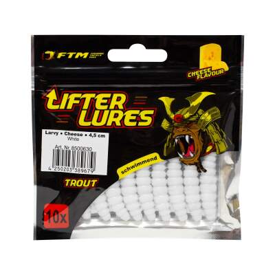 FTM Lifter Lures Larvy Cheese 4,5 cm White