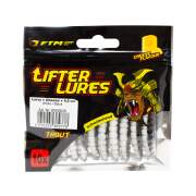 FTM Lifter Lures Larvy Cheese 4,5 cm White / Black