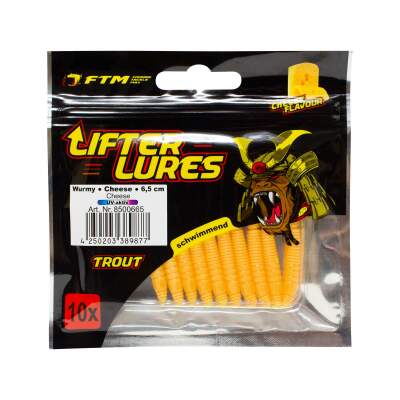 FTM Lifter Lures Wurmy Cheese 6,5 cm Cheese UV