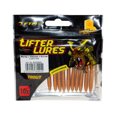 FTM Lifter Lures Wurmy Cheese 6,5 cm Coffee Milk