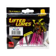 FTM Lifter Lures Wurmy Cheese 6,5 cm Hot Pink / Black UV