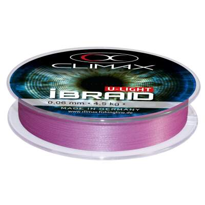 (8)  Climax iBraid U-Light fluo purple 0,10mm Rolle a 88m