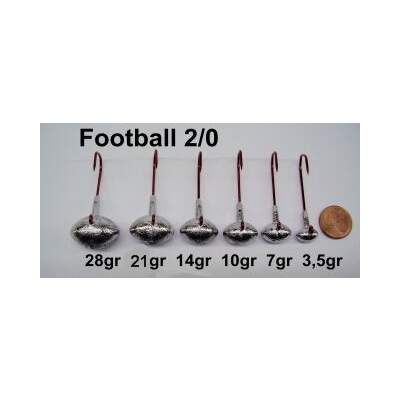 VMC Football Jig Gr. 2/0 (25 Stck)   7g